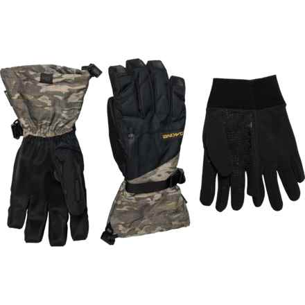 DaKine Titan Gore-Tex® Ski Gloves - Waterproof, Insulated, Removable Liner in Vintage Camo