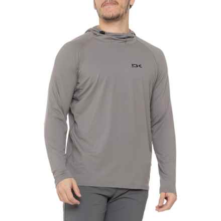 DaKine Visor Back Pocket Hooded Rash Guard - UPF 50+, Long Sleeve in Steel Gray