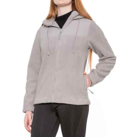 Dakini Hooded Fleece Jacket - Full Zip in Gull