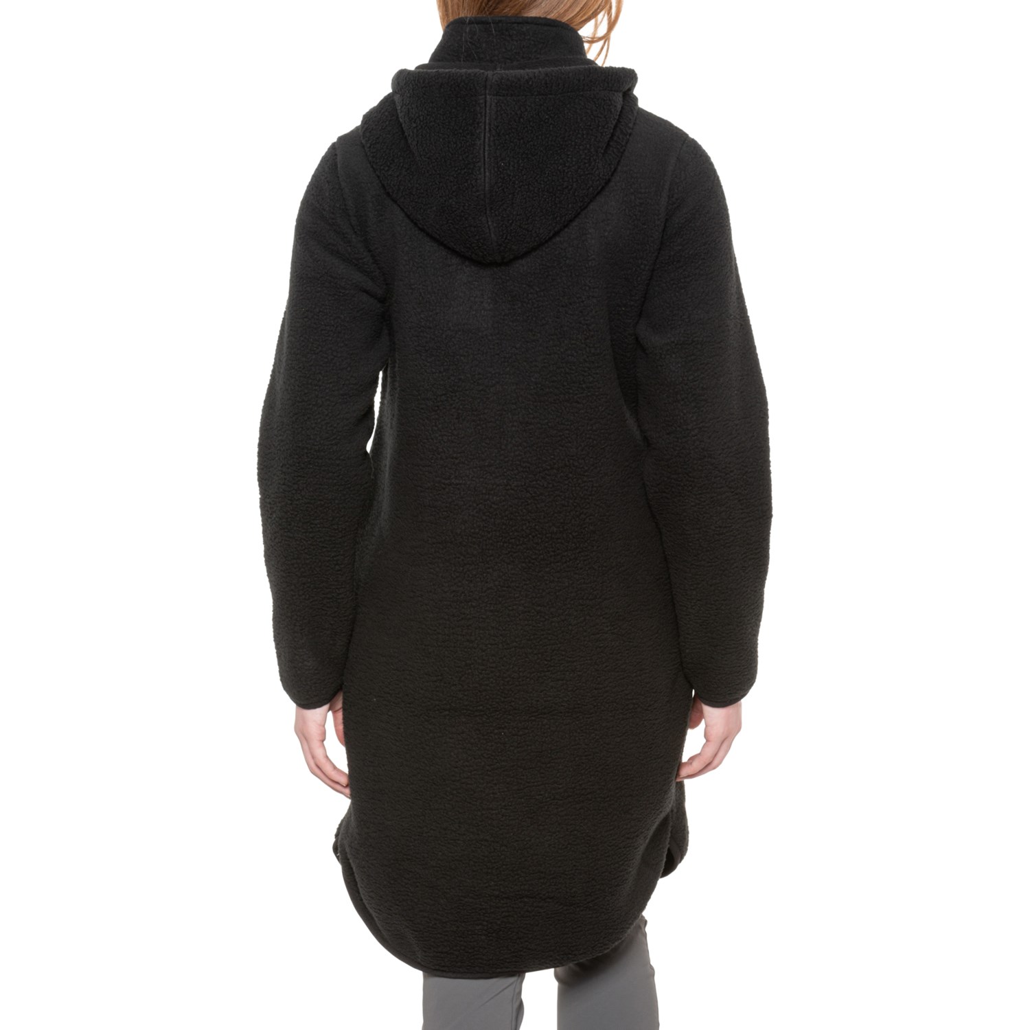 Dakini Long Hooded Fleece Jacket (For Women) Save 46