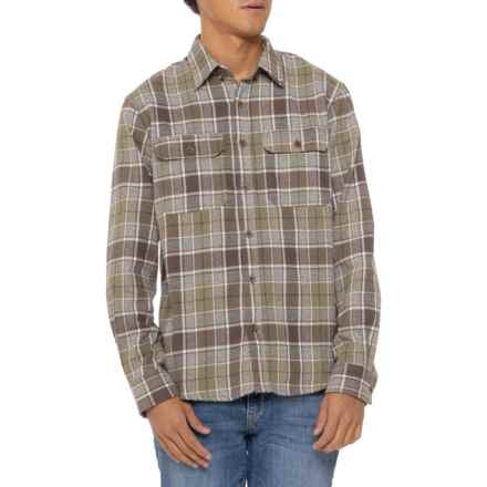 Dakota Grizzly Austin Flannel Shirt - Long Sleeve in Bullfrog