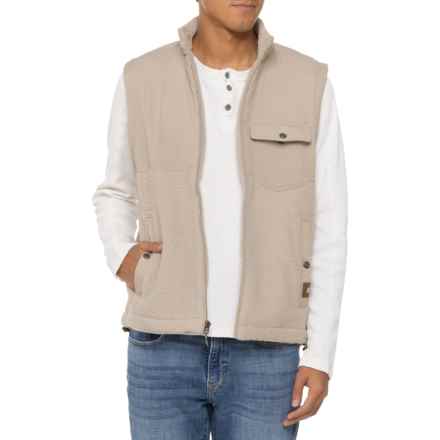 Dakota Grizzly Cumberland Vest - Full Zip in Chalk