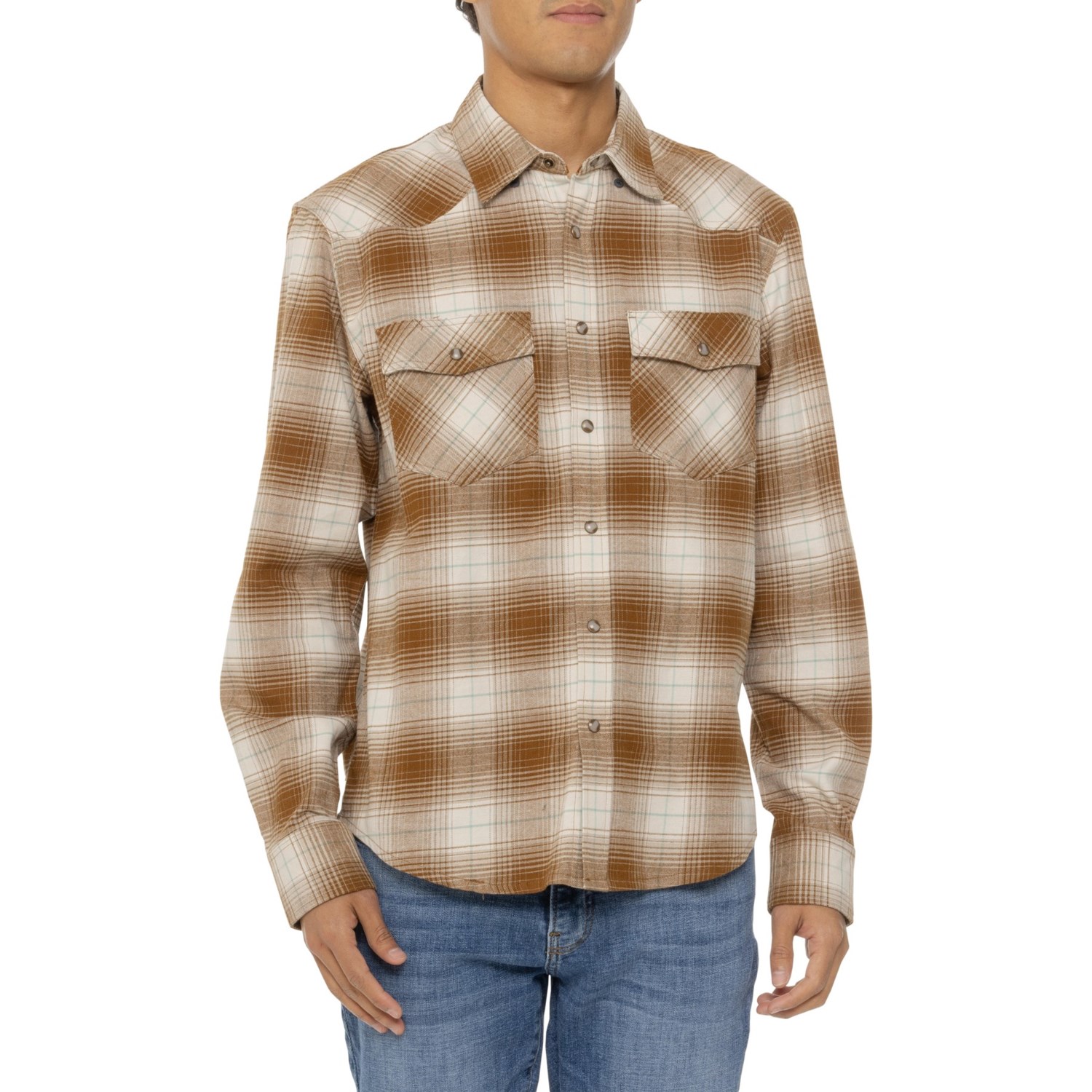 Dakota Grizzly Dutton Snap Front Flannel Shirt - Long Sleeve