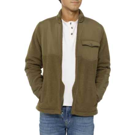 Dakota Grizzly Levi Fleece Shirt Jacket in Canteen