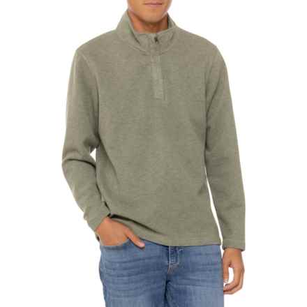 Dakota Grizzly Porter Fleece Zip Neck Shirt - Long Sleeve in Tall Grass