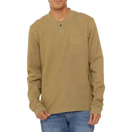 Dakota Grizzly Remy Henley Shirt - Long Sleeve in Nutria