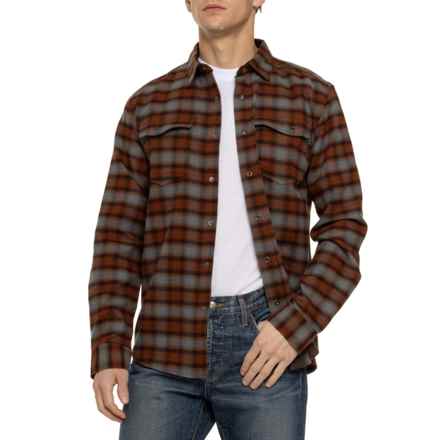 Dakota Grizzly Riley Flannel Shirt - Long Sleeve in Clay