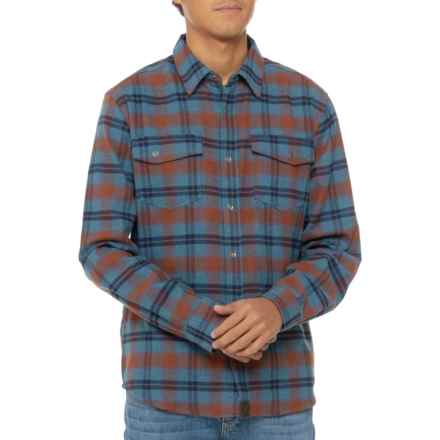 Dakota Grizzly Riley Snap Front Flannel Shirt - Long Sleeve in Bit