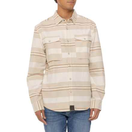 Dakota Grizzly Shane Flannel Shirt - Long Sleeve in Sand