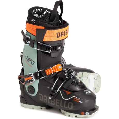 DALBELLO Made in Italy Lupo AX 100 Ski Boots in Black/Pale Blue