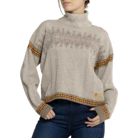 Dale of Norway Aspoy Fem Sweater - Wool in Sand Mountain Stone Copper