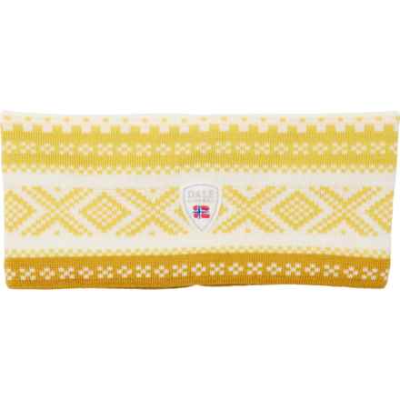 Dale of Norway Dystingen Headband - Merino Wool in Sweethoney Mustard