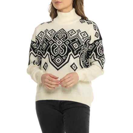 Dale of Norway Falun Sweater - Wool in Off White Black