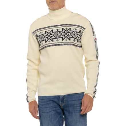 Dale of Norway Olympia Sweater - Merino Wool in Off White Navy Smoke