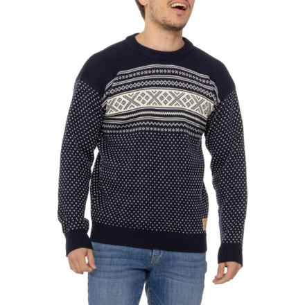 Dale of Norway Valloy Sweater - Wool in Navy Off White