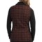 9744G_2 DAMASK Merino-Cotton Plaid Jacket (For Women)