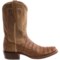9310T_4 Dan Post Caiman Belly Cowboy Boots - Square Toe, 11” (For Men)
