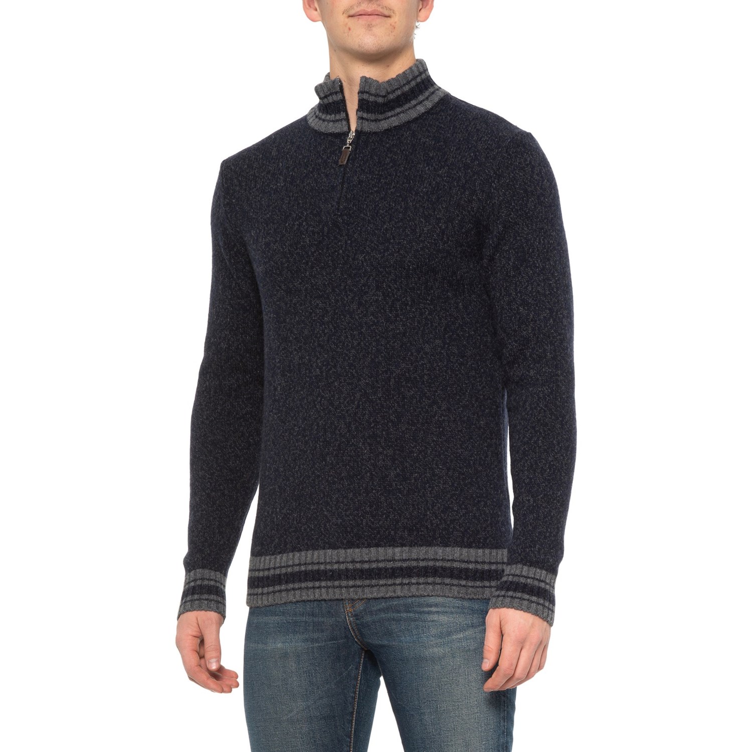 mock neck sweater mens