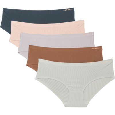 Danskin Bonded Breathable Mesh Microfiber Panties - 5-Pack, Hipster - Save  64%