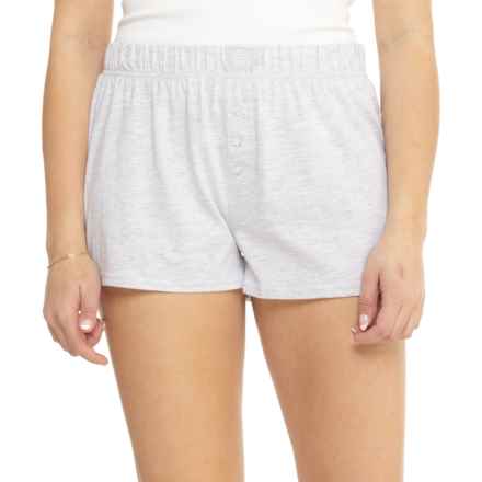 Danskin Boxer Shorts - Organic Cotton, 2-Pack in Heather Gry/Black