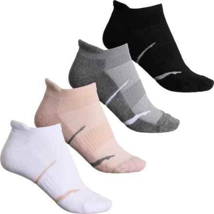 Danskin Cushioned Compression No-Show Socks - 4-Pack, Below the Ankle (For Women) in Pink