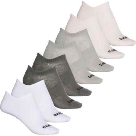Danskin Dancer Ribbed Sport Liner Socks - 8-Pack, Below the Ankle (For Women) in White Assorted