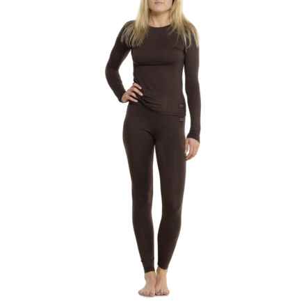 Danskin EcoVero® Jersey Base Layer Set - Long Sleeve in Cindered Wood