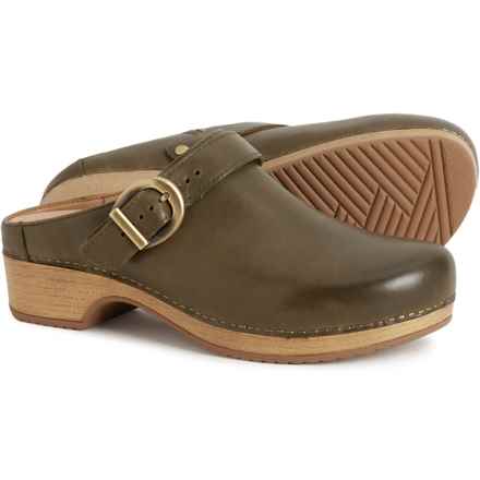 Dansko Baylor Clogs - Leather (For Women) in Ivy