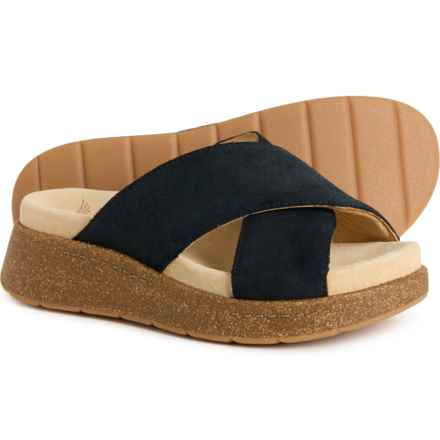 Dansko Bridget Sandals - Suede (For Women) in Black  Burnished