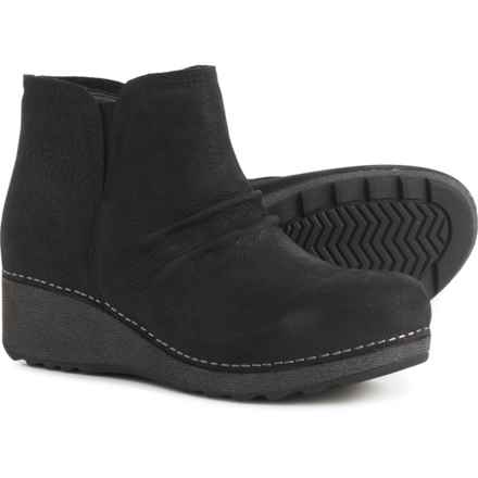 Dansko Caley Chelsea Wedge Boots - Nubuck (For Women) in Black