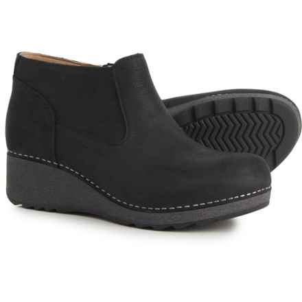 Dansko Charlene Chelsea Wedge Boots - Nubuck (For Women) in Black