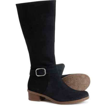 Dansko Dalinda Tall Boots - Waterproof, Suede (For Women) in Black