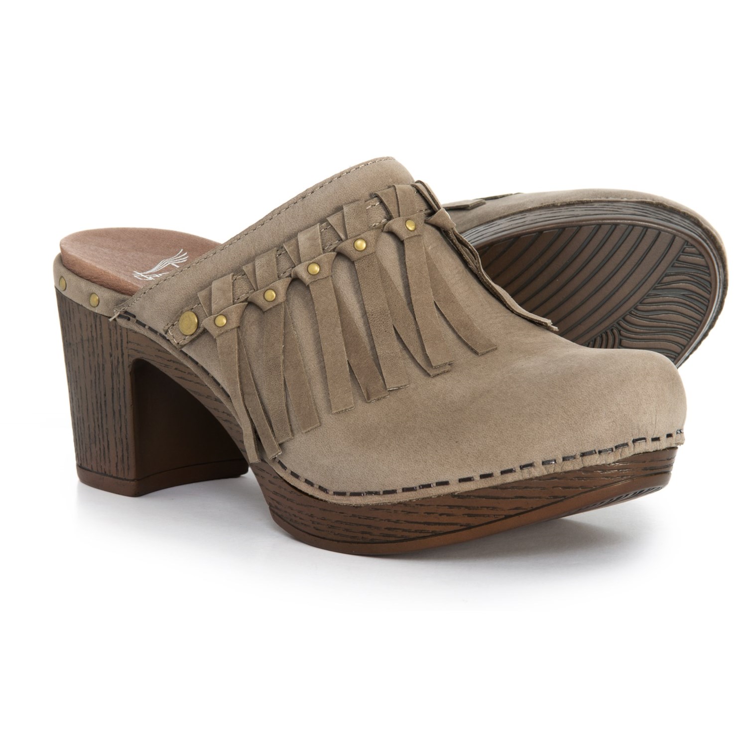 Dansko Deni Fringed Clogs (For Women) - Save 64%