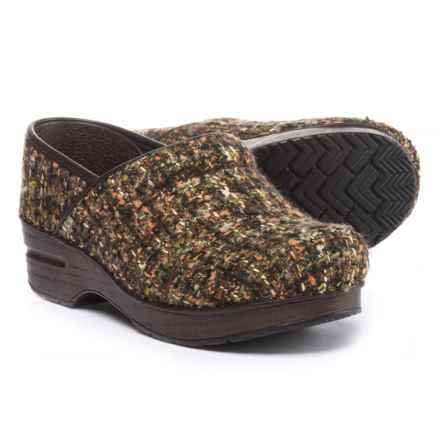 Jambu Bailey Clogs (For Women) - Save 49% Dansko Fabric Pro Clogs - Closed Back (For Women) in Brown Texture - Closeouts