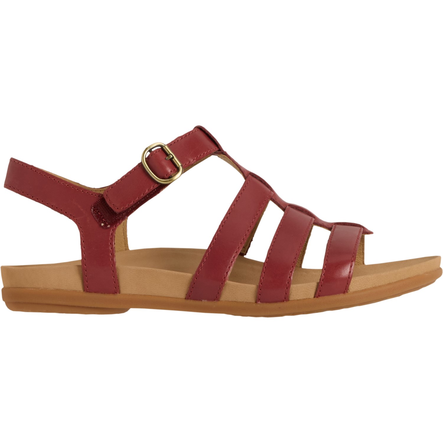 Sandales Femme Dansko Cuir Rouge Crocodile - Taille 41, Lanière Cheville - Occasion Non Utilisée Excellent état