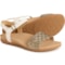 Dansko Jodie Sandals - Leather (For Women) in Platino/White Leather