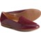 Dansko Lace Loafers - Leather, Slip-Ons (For Women) in Wine Glazed Kid Leather