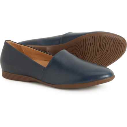 Dansko Larisa Slip-On Loafers - Leather (For Women) in Navy Milled