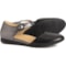 Dansko Liv Mary Jane Flats - Leather (For Women) in Black/Pewter