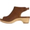 9XFTN_4 Dansko Lizzy Peep Toe Sandals - Leather (For Women)