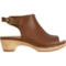 9XFTN_5 Dansko Lizzy Peep Toe Sandals - Leather (For Women)