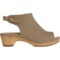 9XFUX_5 Dansko Lizzy Peep Toe Sandals - Nubuck (For Women)