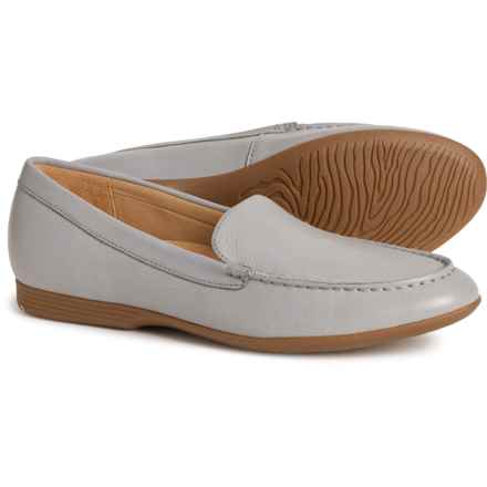 Dansko Lorri Loafers - Leather, Slip-Ons (For Women) in Grey Tumbled