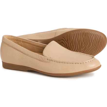 Dansko Lorri Loafers - Leather, Slip-Ons (For Women) in Sand Tumbled