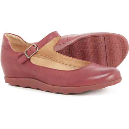 Dansko Marcella Mary Jane Shoes - Nubuck (For Women) in Red Burnished