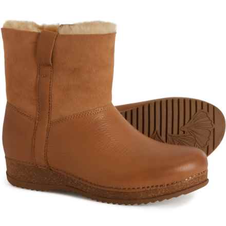 Dansko McKenzie Shearling-Lined Boots - Leather (For Women) in Tan