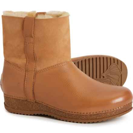 Dansko McKenzie Shearling-Lined Boots - Leather (For Women) in Tan