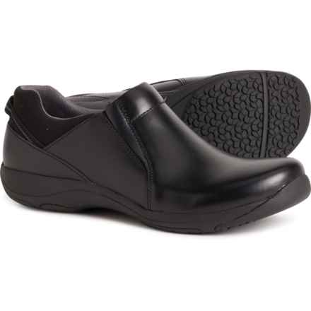 Dansko Neci Loafers - Leather, Slip-Ons (For Women) in Black