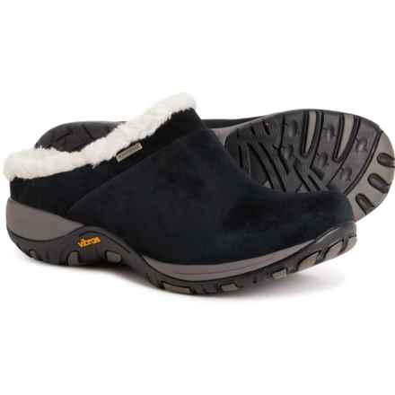 Dansko Parson Clogs - Waterproof, Suede (For Women) in Black