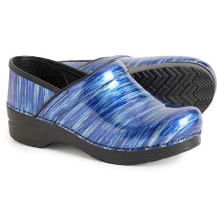 Dansko Professional Clogs - Patent Leather (For Women) in Blue Water